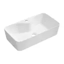 Раковина накладная для ванной Lavinia Boho Bathroom Sink 54x30 20215286R с донным клапаном, сифоном, смесителем и вентилями цвет матовый белый