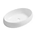 Раковина накладная для ванной Lavinia Boho Bathroom Sink 60x40 20215107R с донным клапаном, сифоном, смесителем и вентилями цвет хром