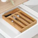 Подставка для столовых приборов, бамбук 35,5x25,4x5 см 7148559