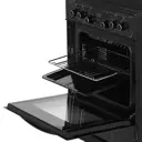 Электрическая плита с духовкой Gefest 339522 60x85x58.5 см цвет черный с рисунком мрамор