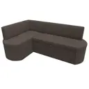Диван кухонный Лига диванов Токио 122531L 202 x 80 x 125 см цвет амур 05 коричневый