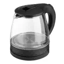 ЧАЙНИК ЭЛЕКТР HOMESTAR HS-1053 1.2 Л (1/12) СТЕКЛО ПЛАСТИК (ЧЕРНЫЙ)