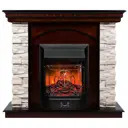 Каминокомплект Realflame Elford STD/EUG/24/25'5 AO с очагом Majestic Lux BL 750Вт античный дуб