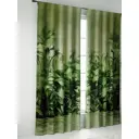 Комплект штор At home Базовая коллекция AT602112 на шторной ленте 240x150 см цвет зеленый