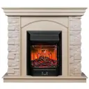 Каминокомплект Realflame Elford STD/EUG/24/25'5 WT с очагом Majestic Lux BL 750Вт античный дуб