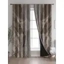 Комплект штор At home Базовая коллекция AT600172 на шторной ленте 260x150 см цвет коричневый