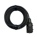Удлинитель-шнур Itok i-connect-color-SU-KG-325-2-54-10-black 2 розетки с заземлением 3x2.5 мм 10 м 3500 Вт цвет черный
