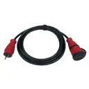 Удлинитель-шнур Itok i-connect-color-SU-PVS-310-1-44-10-RED ПВС 3x1 10 м 1 розетка 2200 Вт с заземлением IP44 цвет красный