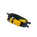 Удлинитель-шнур Itok i-connect-color-SUR-PVS-315-3-54-10-yellow 3x1.5 10 м 3 розетки 3500 Вт с заземлением IP54 цвет желтый