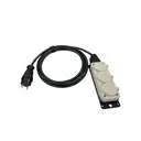 Удлинитель-шнур Itok i-connect-plus-SU-PVS-325-3-54-2-white 3x2.5 2 м 3 розетки 3500 Вт с заземлением IP54 цвет белый