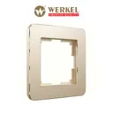 Рамка для розеток и выключателей Werkel Platinum 1 пост цвет шампань