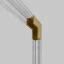 Коннектор угловой внутренний для накладного шинопровода Elektrostandard Brass Line 85225/00 латунь