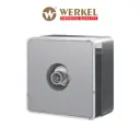 Розетка ТВ оконечная накладная Werkel a052778 цвет серебряный