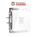 Розетка телефонная встраиваемая Werkel W1182001 RJ-11 цвет белый