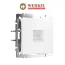 Розетка RJ45 встраиваемая Werkel W1181061 со шторкой цвет белый матовый