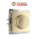 Диммер встраиваемый Werkel a051419 600 Вт цвет шампань