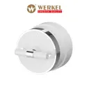 Выключатель накладной Werkel Накладные механизмы Vintage белый матовый/хром a058777 1 клавиша цвет белый