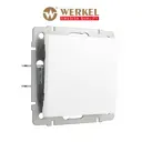 Выключатель проходной встраиваемый Werkel a059269 1 клавиша цвет белый матовый