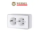 Розетка накладная Werkel Gallant a051590 с заземлением цвет белый