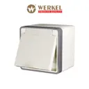 Розетка накладная Werkel Gallant a051546 с заземлением цвет слоновая кость