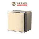 Выключатель накладной Werkel Gallant a051040 1 клавиша цвет шампань