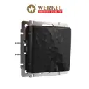 Розетка встраиваемая с заземлением Werkel цвет черный W1271208