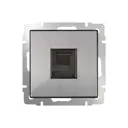 Розетка компьютерная встраиваемая Werkel a051079 RJ45 цвет глянцевый никель