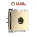 Розетка ТВ оконечная встраиваемая Werkel a051427 цвет шампань