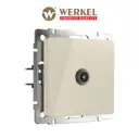 Розетка встраиваемая Werkel a051483 цвет слоновая кость