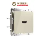 Розетка HDMI встраиваемая Werkel a051487 цвет слоновая кость