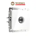 Розетка ТВ оконечная встраиваемая Werkel a051107 цвет белый