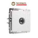 ТВ-розетка оконечная встраиваемая Werkel a052036 цвет белый