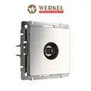 Розетка ТВ оконечная встраиваемая Werkel a051075 цвет глянцевый никель