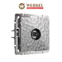 Розетка ТВ оконечная встраиваемая Werkel a052091 цвет серебряный