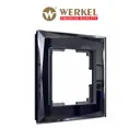 Рамка для розеток и выключателей Werkel Diamant 1 пост цвет черный