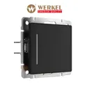 Выключатель сенсорный встраиваемый Werkel Встраиваемые механизмы W4512008 1 клавиша с подсветкой цвет черный