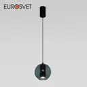 Светильник подвесной Eurosvet 50258/1 LED a064551 230В 6Вт 1м2 черный,бирюзовый