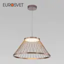 Светильник подвесной светодиодный Eurosvet Cesta A069288 8 м² желтый свет цвет коричневый