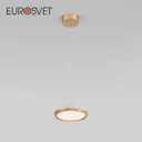 Люстра подвесная светодиодная Eurosvet Crespella A069292 2 м² желтый свет цвет золото