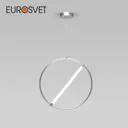 Светильник подвесной светодиодный EUROSVET Element 1 м² изменение оттенков белого свет цвет хром
