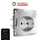 Розетка Wi-Fi Werkel W1171606 цвет серебряный