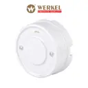Распределительная коробка открытая Werkel Ретро W6411201 D92x40 мм 4 ввода IP20 цвет белый