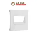 Накладка для двойной розетки Ethernet RJ-45 Werkel W1191141 цвет белый акрил