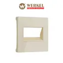 Накладка для двойной розетки Ethernet RJ-45 Werkel W1191143 цвет айвори акрил