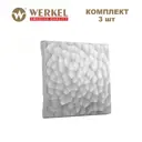 Клавиша для выключателя перекрестного Werkel W1219006 Hammer цвет серебряный 3 шт.