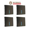 Клавиша для выключателя c подсветкой Werkel W1119112 цвет бронзовый 4 шт.