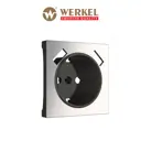 Накладка для USB розетки Werkel W1179502 цвет глянцевый никель