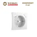 Накладка для розетки USB Werkel W1279501 Hammer цвет белый 4 шт.