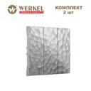 Набор клавиш для выключателя трехклавишного Werkel W1239006 Hammer цвет серебряный 2 шт.