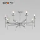 Люстра потолочная EUROSVET a060135 8 ламп 14 м² цвет хром